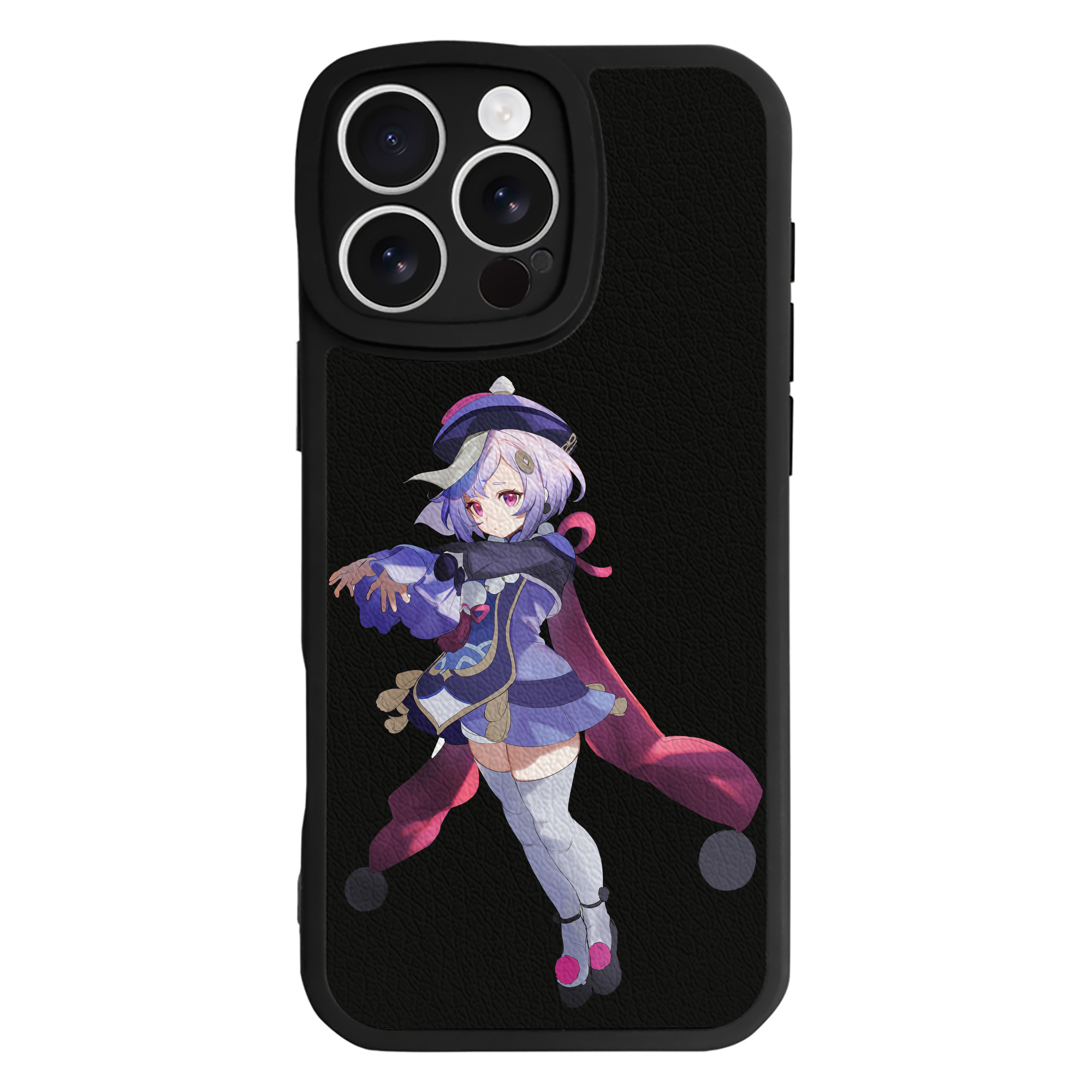 げんし神 七七 なな  genshin Nana 【iPhone 16シリーズ対応】シリコンスマホケース（レザー調） 材質：シリコン